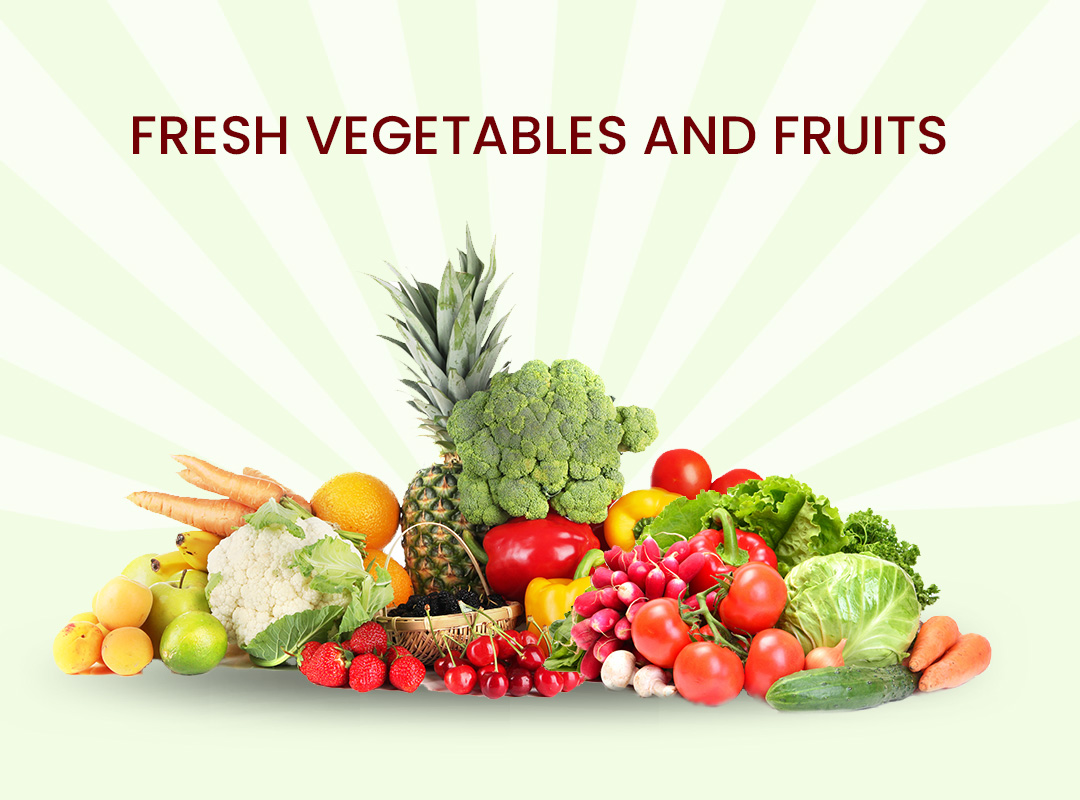 fresh vegtables and fruits